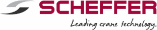 SCHEFFER LEADING CRANE TECHNOLOGY. logo