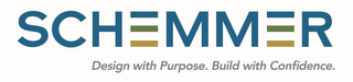 SCHEMMER DESIGN WITH PURPOSE. BUILD WITH CONFIDENCE. logo