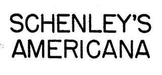 SCHENLEY'S AMERICANA logo