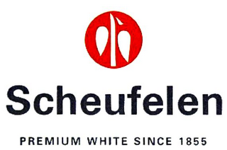 SCHEUFELEN PREMIUM WHITE SINCE 1855 logo