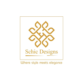 SCHIC DESIGNS WHERE STYLE MEETS ELEGANCE logo