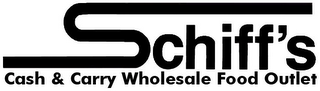 SCHIFF'S CASH & CARRY WHOLESALE FOOD OUTLET logo