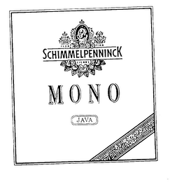 SCHIMMELPENNINCK MONO JAVA FLOR FINA CIGARS SP logo
