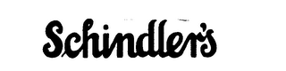 SCHINDLER'S logo