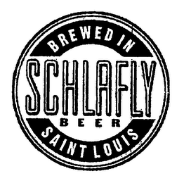 SCHLAFLY BEER BREWED IN SAINT LOUIS logo
