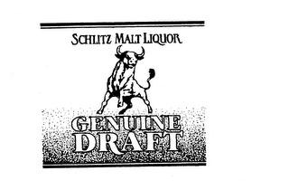 SCHLITZ MALT LIQUOR GENUINE DRAFT logo