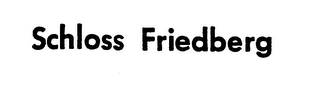 SCHLOSS FRIEDBERG logo