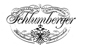 SCHLUMBERGER SEKTKELLEREI NACH TRADITIONELLER CHAMPAGNER METHODE logo