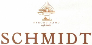 SCHMIDT STRONG HAND SOFT TASTE logo