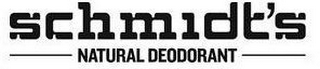 SCHMIDT'S NATURAL DEODORANT logo