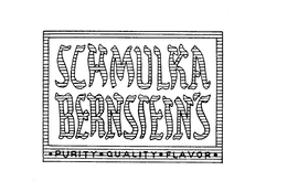SCHMULKA BERNSTEIN'S PURITY QUALITY FLAVOR logo