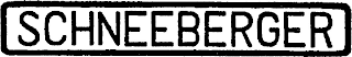 SCHNEEBERGER logo