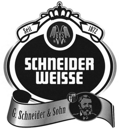 SCHNEIDER WEISSE G. SCHNEIDER & SOHN SEIT 1872 GSU.WS. logo
