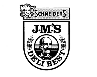 SCHNEIDERS J.M.'S DELI BEST logo