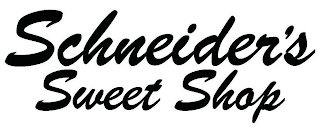 SCHNEIDER'S SWEET SHOP logo