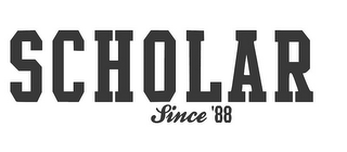 SCHOLAR SINCE '88 logo