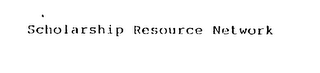 SCHOLARSHIP RESOURCE NETWORK logo