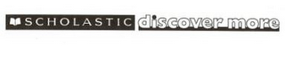 SCHOLASTIC DISCOVER MORE logo