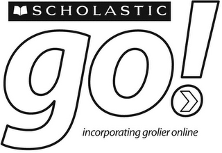 SCHOLASTIC GO! INCORPORATING GROLIER ONLINE logo