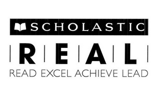 SCHOLASTIC REAL READ EXCEL ACHIEVE LEAD logo