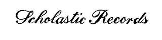 SCHOLASTIC RECORDS logo