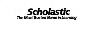 SCHOLASTIC THE MOST TRUSTED NAME IN LEARNING logo