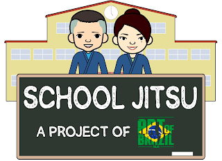 SCHOOL JITSU A PROJECT OF ART OF BRAZIL DOJO ORD M. E. E  S S O logo
