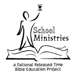 SCHOOL MINISTRIES A NATIONAL RELEASED TIME BIBLE EDUCATION PROJECT logo