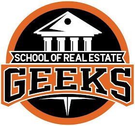 SCHOOL OF REAL ESTATE GEEKS T logo