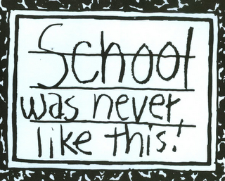 SCHOOL WAS NEVER LIKE THIS! logo