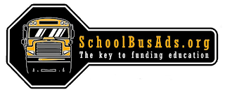 SCHOOLBUSADS.ORG THE KEY TO FUNDING EDUCATION logo