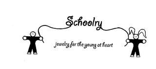 SCHOOLRY JEWELRY FOR THE YOUNG AT HEART logo