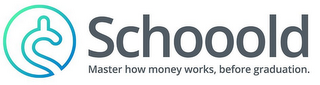 SCHOOOLD. MASTER HOW MONEY WORKS, BEFORE GRADUATION. logo