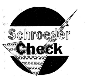 SCHROEDER CHECK logo