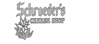 SCHROEDER'S CHEESE SHOP logo