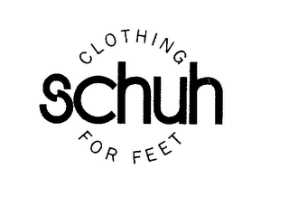 SCHUH CLOTHING FOR FEET logo