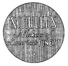 SCHULER'S MAKERS OF AMERICA'S FINEST logo