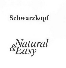 SCHWARZKOPF NATURAL & EASY logo