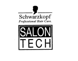 SCHWARZKOPF PROFESSIONAL HAIR CARE.  SALON TECH logo