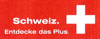 SCHWEIZ. + ENTDECKE DAS PLUS. logo