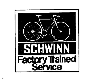 SCHWINN FACTORY TRAINED SERVICE logo