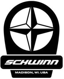 SCHWINN MADISON, WI. USA logo
