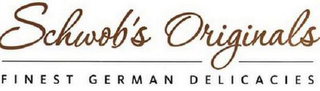 SCHWOB'S ORIGINALS FINEST GERMAN DELICACIES logo