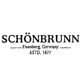 SCHÖNBRUNN EISENBERG, GERMANY ESTD.1877 logo