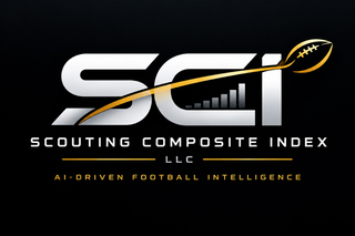 SCI SCOUTING COMPOSITE INDEX LLC AI-DRIVEN FOOTBALL INTELLIGENCE logo