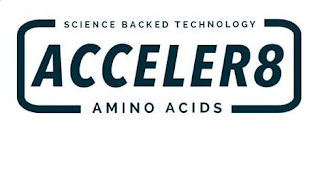 SCIENCE BACKED TECHNOLOGY ACCELER8 AMINO ACIDS logo