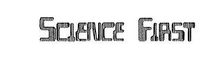 SCIENCE FIRST logo