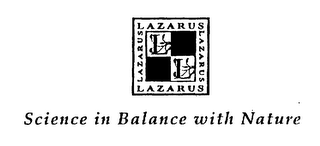 SCIENCE IN BALANCE WITH NATURE L LAZARUS logo