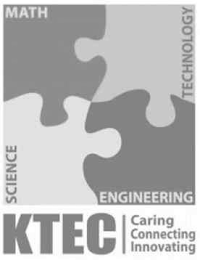 SCIENCE MATH TECHNOLOGY ENGINEERING KTEC CARING CONNECTING INNOVATING logo