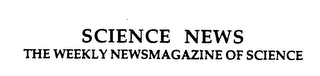 SCIENCE NEWS THE WEEKLY NEWSMAGAZINE OFSCIENCE logo